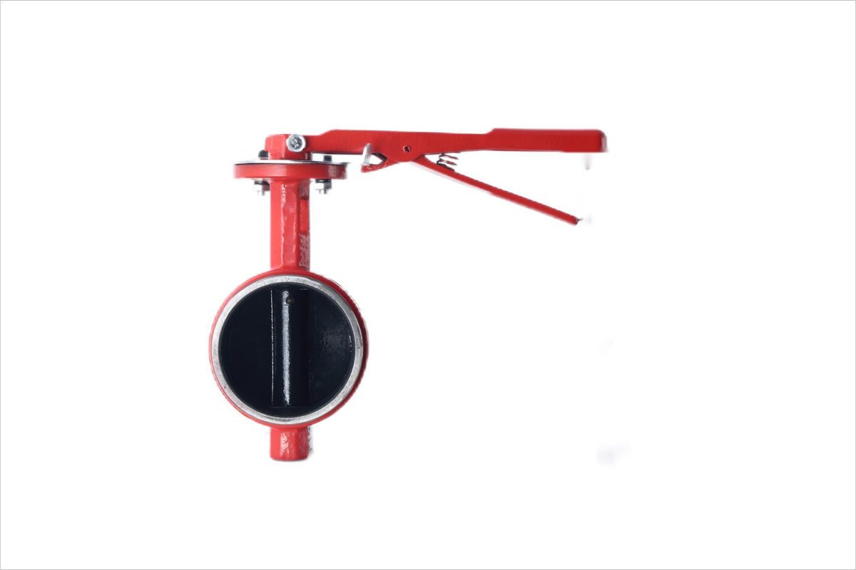 Grooved End Lever Butterfly Valve D81X