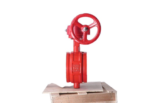 Worm Gear Grooved Butterfly Valve D381X